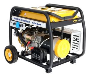 БЕНЗИНОВ МОНОФАЗЕН-ТРИФАЗЕН ГЕНЕРАТОР STAGER  FD 10000ER-E3R 