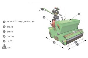 СЕЯЛКА ЗА РАЙГРАС R2 RINALDI GARDEN M73 E